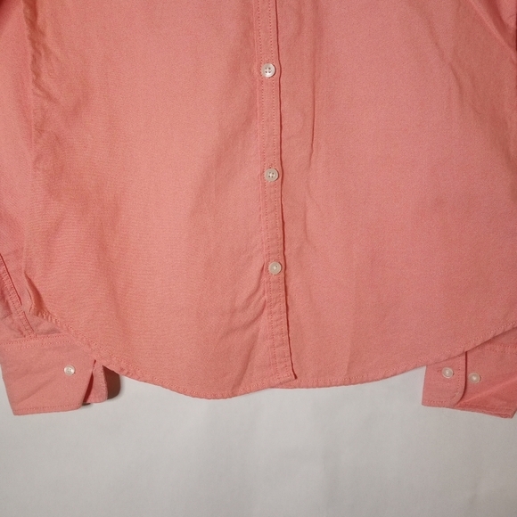 American Eagle coral button up size 4 - Picture 3 of 9
